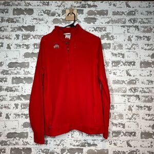 Nike Ohio state buckeyes long sleeve 1/4 zip pullover